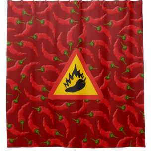 Hot pepper danger sign