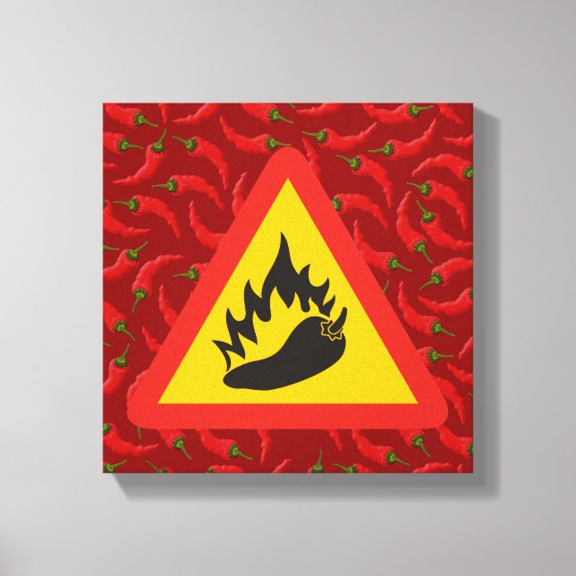 Hot pepper danger sign (Front)