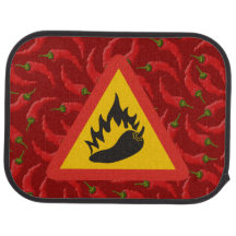 Hot pepper danger sign