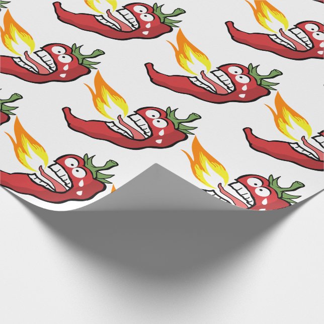 Hot Pepper Wrapping Paper (Corner)