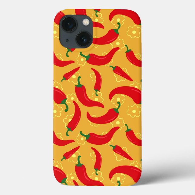 Hot Peppers Case-Mate iPhone Case (Back)