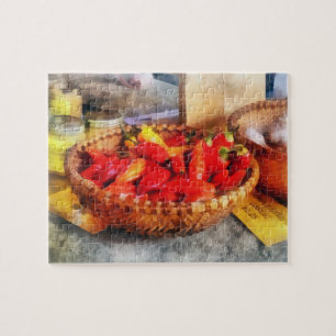 Hot Peppers in Farmers Market Jigsaw Puzzle