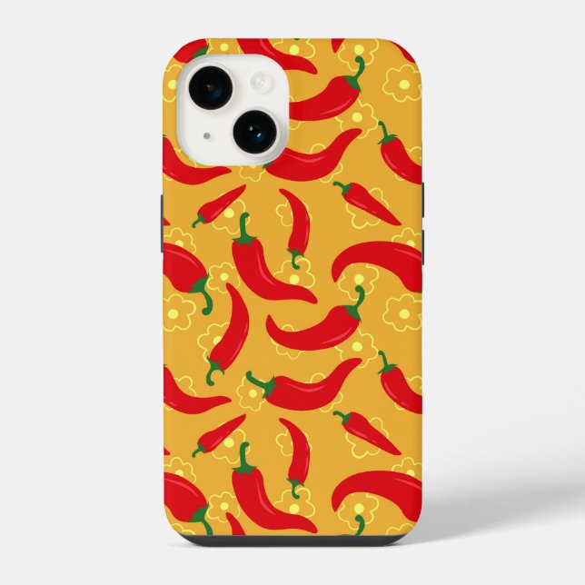 Hot Peppers iPhone Case (Back)