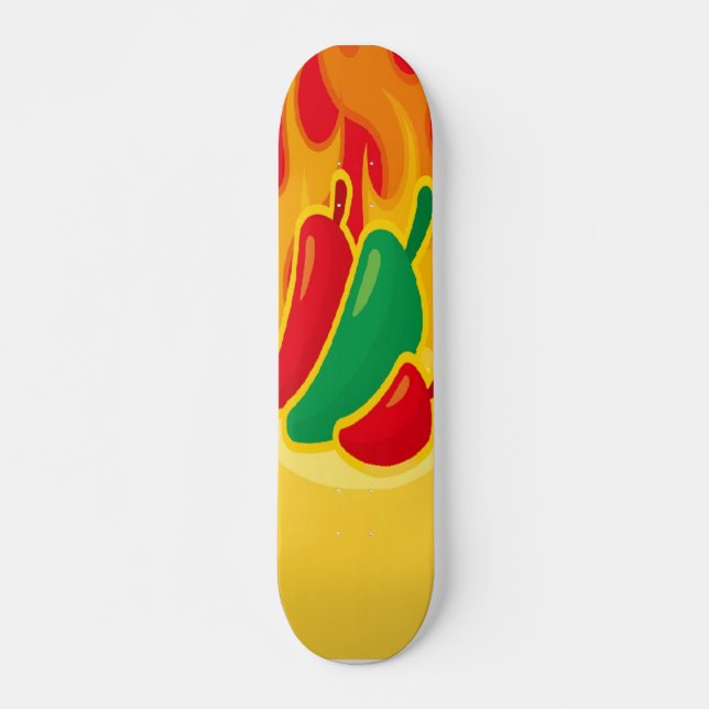 Hot Peppers Skateboard (Front)