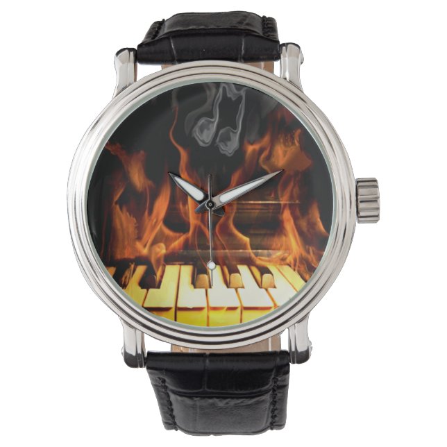 Hot Piano with Music Note Watch (Front)