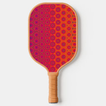 Hot Pickle Ball Paddle. Fun, bright design.