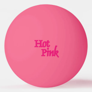 Hot Pink 1 star pink ping pong ball