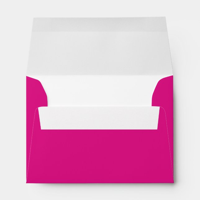 Hot Pink A6 4x6 Blank Envelopes (Back (Bottom))
