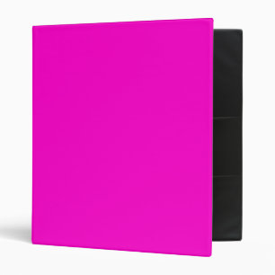 Hot Pink and Black Customizable Avery Binders