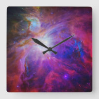 Hot Pink and Blue Celestial Art Orion Nebula Photo