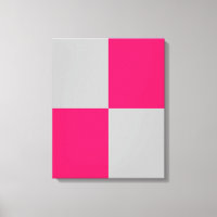 Hot Pink and Gray Color Blocks 