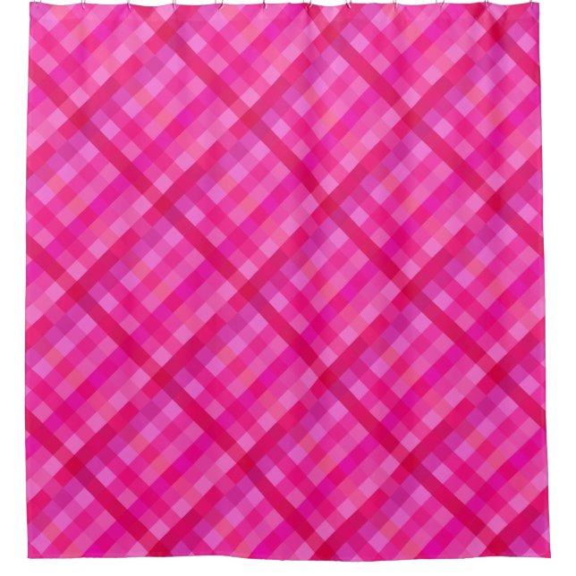 Hot pink and lavender plaid (Front)