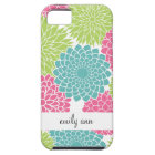Hot Pink and Lime Green Flowers iPhone 5 Cover