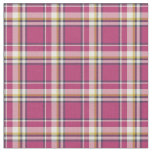 Light Blue, Pink and White Plaid Fabric