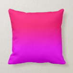 Hot Pink and Neon Pink Ombre Shade Colour Fade Throw Pillow<br><div class="desc">Hot Pink and Neon Pink Ombre Shade Colour Fade . - hot, pink, neon, ombre, shade, colour, fade, trend, bright, fluorescent, highlighter, bright neon pink, bright pink, hot pink, bright hot pink, neon pink, faded, faded colour, hot pink fade, neon pink fade, hot pink shadow, neon pink shadow, school, kids,...</div>