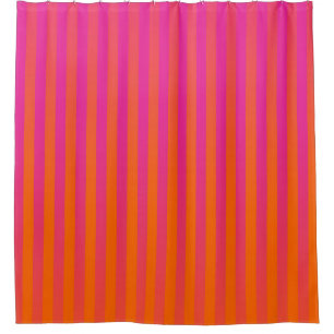 Hot Pink and Orange Gradated Stripes