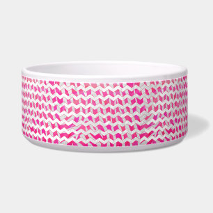 Hot Pink and White Chevron Zebra