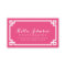 Hot Pink and White Chic Greek Key Border