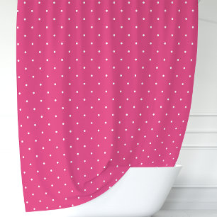 Hot Pink and White Polka Dots