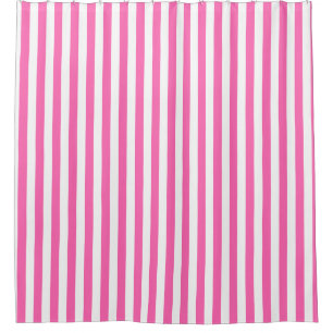 Hot Pink and White Stripes