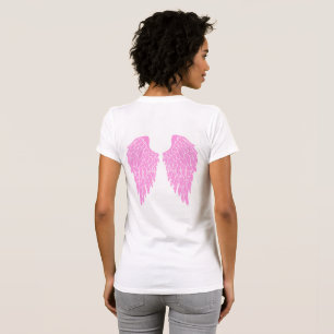 Hot Pink Angel Wings T-Shirt