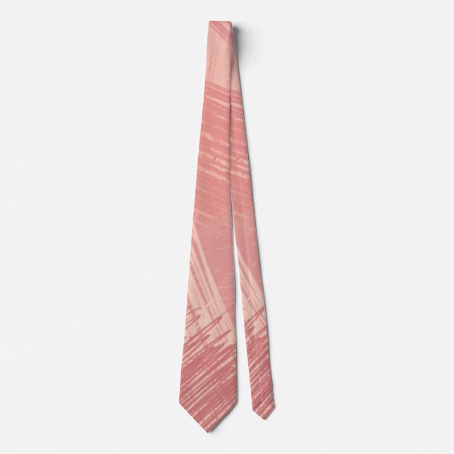 Hot Pink Artist Paint Brush Strokes Classy  Tie (Front)
