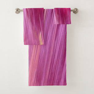 Hot Pink Bathroom Towel Sets