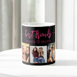 Hot Pink Best Friends 3 Photo Collage Keepsake Coffee Mug<br><div class="desc">Celebrate your friendship with the Hot Pink Best Friends 3 Photo Collage Keepsake Coffee Mug. This vibrant mug features a stunning collage of three cherished photos, capturing unforgettable moments with your best friends. The hot pink design adds a fun and stylish touch, making it a standout piece for any coffee...</div>