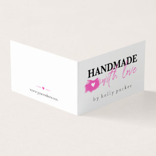 Hot Pink & Black - Handmade with Love