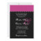 Hot Pink & Black Polka Dots Wedding Invitation