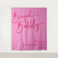 Hot Pink Brunch and Bubbly Birthday Brunch Party