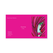 Hot Pink Business Cards