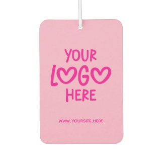 Hot Pink Business Logo Site Photo Air Freshener