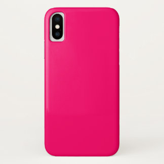 Hot Pink iPhone X Case