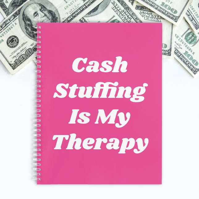 Hot Pink Cash Stuffing Is My Therapy Funny Notebook (Hot Pink Cash Stuffing Is My Therapy Funny Notebook
)
