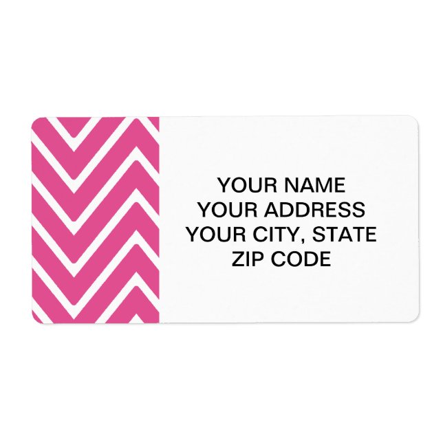 Hot Pink Chevron Pattern 2 (Front)