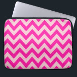 Hot Pink Chevron Zigzag Pattern Laptop Sleeve<br><div class="desc">ZigZag Chevron Pattern – pink and hot pink.</div>