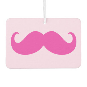 Hot Pink Classic Moustache Air Freshener