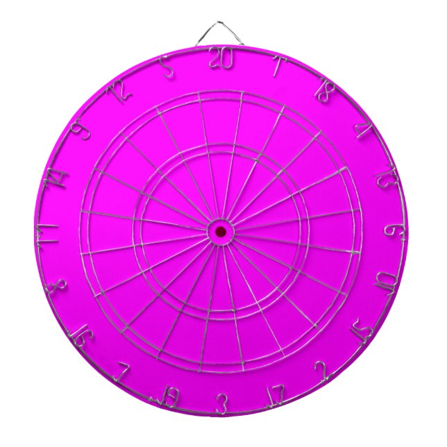 Hot Pink Colour Customized Designer Dartboard (Front)