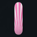 Hot pink Colour Stripe Funky Pattern Skateboard<br><div class="desc">Hot pink Colour Stripe Funky Pattern. Design is available on other products.</div>