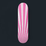 Hot pink Colour Stripe Funky Pattern Skateboard<br><div class="desc">Hot pink Colour Stripe Funky Pattern. Design is available on other products.</div>