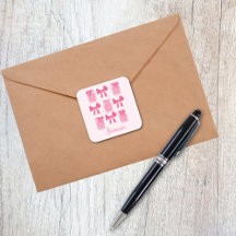 Hot Pink Coquette Pickle Jar and Bow Personalized