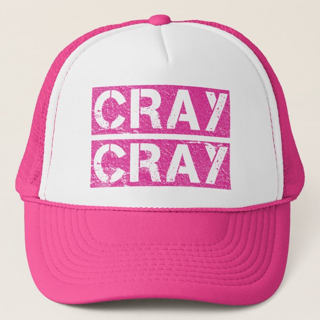 Hot Pink CRAY CRAY Hats (Front)