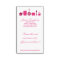 Hot Pink Culinary Food Catering Business Card