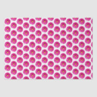 Hot Pink Daisy Floral Tissue Paper
