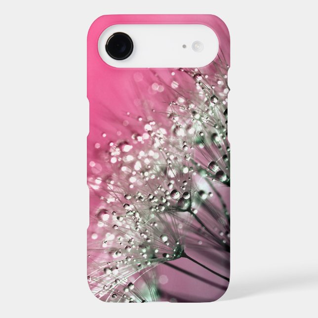 Hot Pink Dandelion Case-Mate iPhone Case (Back)