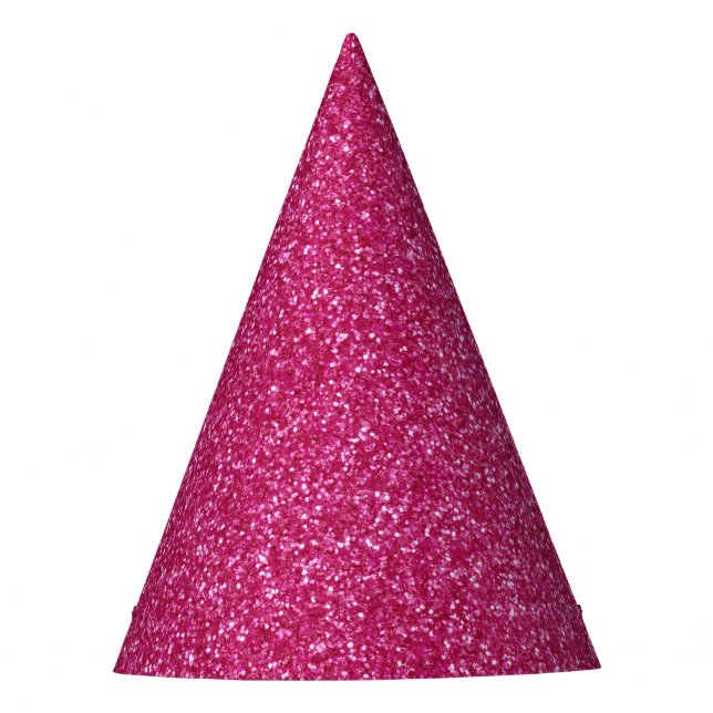 Hot Pink Doll Invite, Fashion Doll Party Hat (Front)