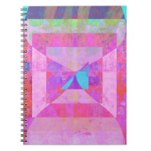 Hot Pink Dream #1 Mixed Media Spiral Notebook