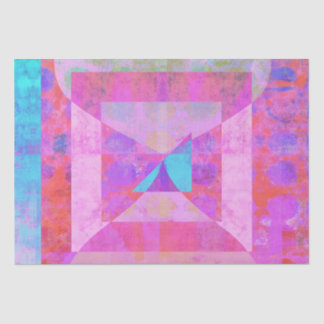 Hot Pink Dream #1 Mixed Media Tissue Paper