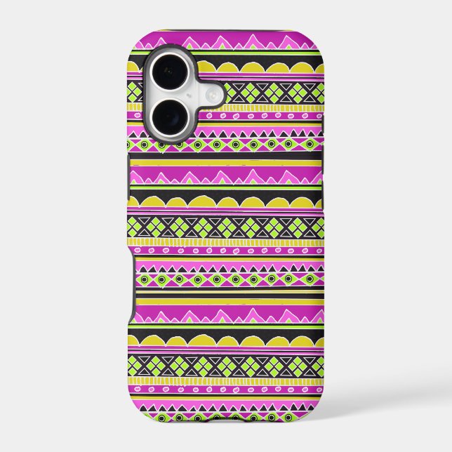 Hot Pink ethnic pattern (Back)
